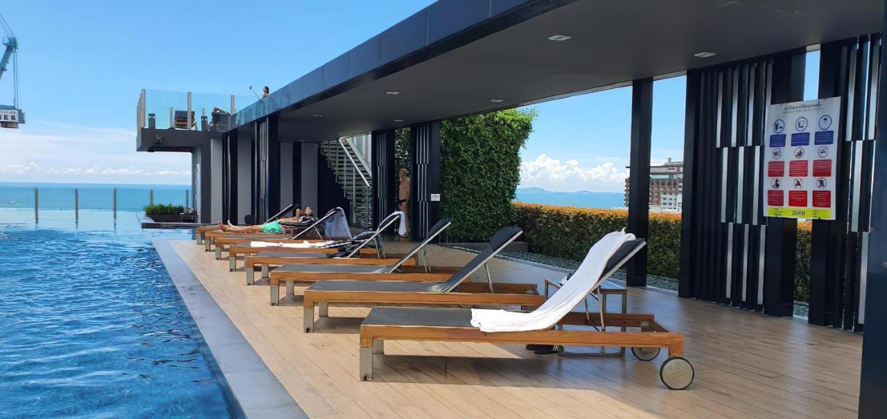 Amazing Infinity Pool Condo Next To The Beach Pattaya Eksteriør billede