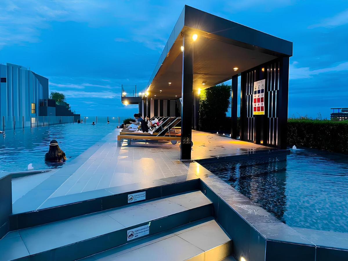 Amazing Infinity Pool Condo Next To The Beach Pattaya Eksteriør billede