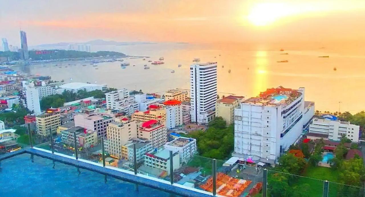 Amazing Infinity Pool Condo Next To The Beach Pattaya Eksteriør billede