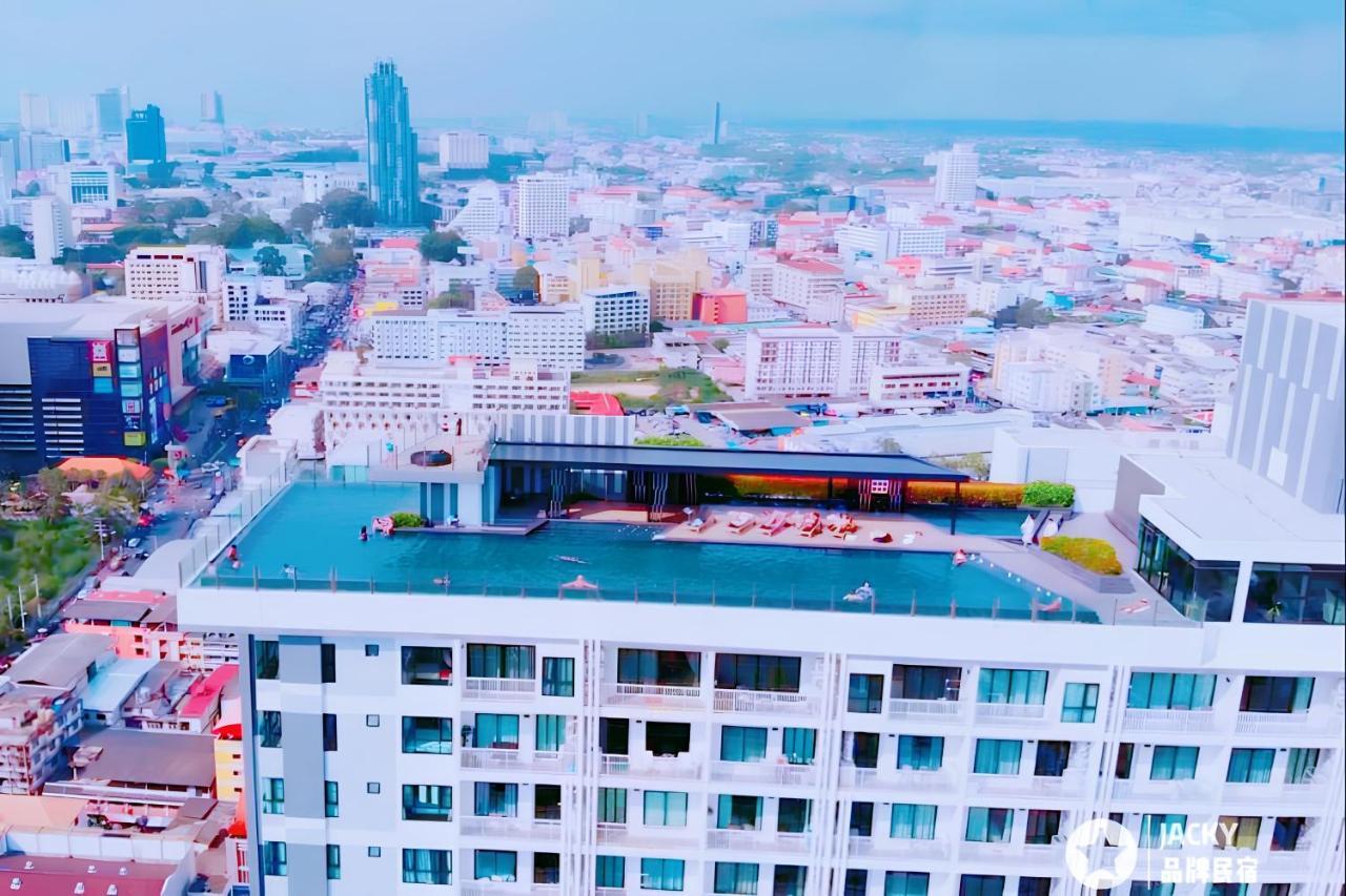 Amazing Infinity Pool Condo Next To The Beach Pattaya Eksteriør billede