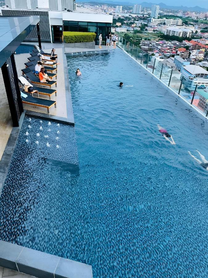 Amazing Infinity Pool Condo Next To The Beach Pattaya Eksteriør billede
